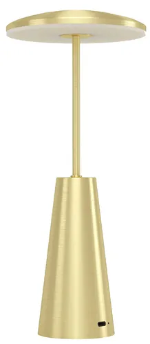 EGLO LED Außen-Tischlampe Piccola - Touch dimmbare Balkonlampe - Tischlampen für Innen und Außen, mit IP54 Schutz, akkubetrieben und dimmbar; individuelle Lichtfarbe von warm- bis neutralweiß für stimmungsvolle Abende auf Balkon und Terrasse.