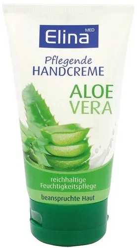 Elina Aloe Vera Handcreme 150ml - Nagelcremes & -pflege mit feuchtigkeitsspendender Aloe Vera, ideal für geschmeidige Hände und schnelle Regeneration.