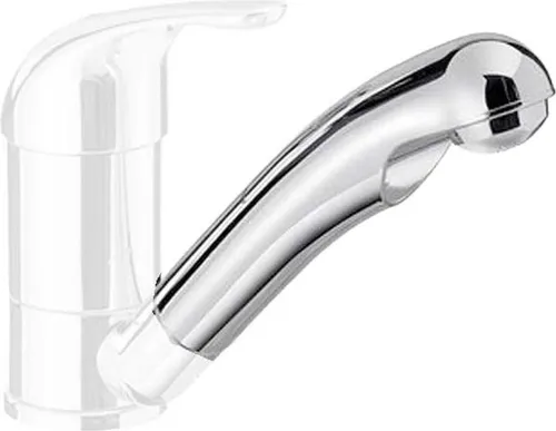 Reich Handbrause mit Metallbrauseschlauch 3/8