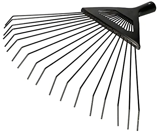 KOTARBAU® Laubrechen aus Stahldraht zum Fegen von Laub Gras