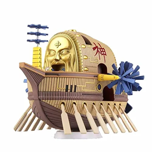 Bandai Modellbausatz Ark One Piece Figur 15 cm - Sonstige Spielzeugfiguren, Modell-Kit des Ark Maxim aus One Piece, einfach ohne Klebstoff und Malerei zusammenbaubar.