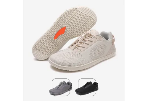 DOTALES LiteStep Barfußschuhe für Damen & Herren - Minimalistische Zehenschuhe - Atmungsaktive Barfuß Sneaker mit elastischem Scuba-Knit-Obermaterial, das sich perfekt anpasst und schnell trocknet. Rutschfeste Gummisohle für Stabilität und Komfort bei allen Outdoor-Aktivitäten.