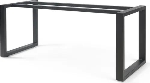 [en.casa] Tischgestell Vestmalu Metall Tischfuß für Esstisch Schreibtisch 120 x 70 x 72 cm Tischkufen höhenverstellbar Schwarz