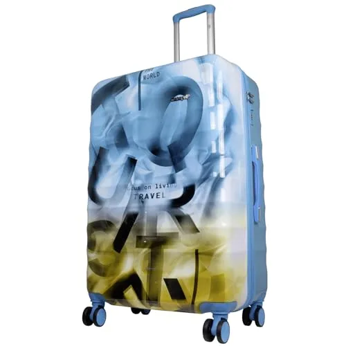 Trendyshop365 Reisekoffer Hartschale Verona 75cm - Robuster 104 Liter Koffer mit kratzunempfindlicher Hartschale, ideal für lange Reisen. Ausziehbarer Teleskopgriff, 4 drehbare Rollen und integriertes Zahlenschloss für maximale Sicherheit.