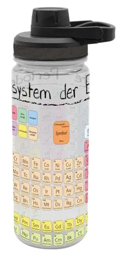 Trinkflasche Periodensystem 700ml Tritan