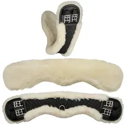 Equinate Mondgurt anatomisch Lammfell 80 cm Natur von Equinate