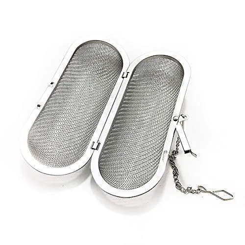 Gewürzsieb oval Edelstahl Gewürzkugel Teesieb Teefilter