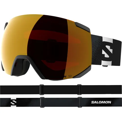 Salomon RADIUM ML Skibrille, Unisex - Skibrille für Trailrunning und Bergabenteuer, mit Anti-Beschlag-Beschichtung für klare Sicht und Komfort bei Outdoor-Aktivitäten.