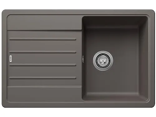 BLANCO LEGRA 45 S | Granitspüle aus SILGRANIT vulkangrau - Sanitäranlagen & Zubehör – Reversible Einbauspüle für 45 cm Unterschränke mit großem Becken und pflegeleichter SILGRANIT-Oberfläche für optimale Raumausnutzung.