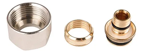 WIROFLEX | Klemmring-Adapter für Wiroflex-Rohr | Schraubsystem | Fitting | 1 A x 20 mm | Für Mehrschichtverbundrohr