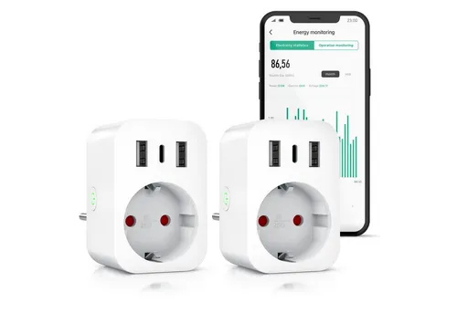 BEARWARE WLAN-Steckdose mit USB