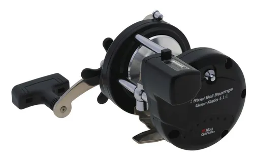 Abu Garcia A20 LC Linecounter Reel - Hochwertige Multirolle für Salzwasserangeln - Angelrolle für Salzwasserangeln, ideal zum Schleppen von Heilbutt und Kabeljau, mit Linecounter und 6,8kg maximalem Widerstand.
