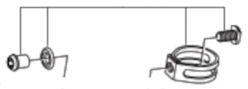 Shimano Spares ST9000 Klemmbandeinheit