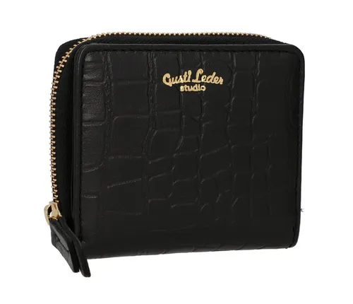 Gusti Leder Geldbörse Monika in schwarz von Gusti Leder