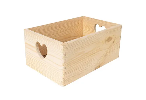 Creative Deco Aufbewahrungsbox Holzkiste Obstkiste Korb ohne Deckel
