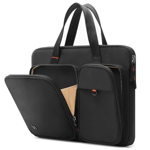Inateck 360° Rundumschutz Laptoptasche für 13-14 Zoll MacBook - Geräumige Laptoptasche aus strapazierfähigem Nylon mit 360° Schutz. Ideal für 13-14 Zoll MacBooks und Standard-Laptops, bietet Platz für Zubehör und schützt vor Kratzern und Staub.