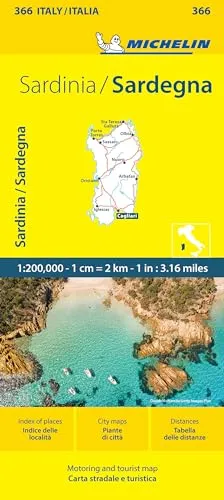Michelin Sardinien: Map (MICHELIN Localkarten)