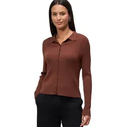 Zero Strickjacke Damen mit Knopfleiste (1-tlg) Knopfleiste von Zero