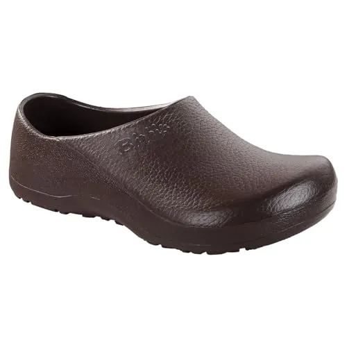Birkenstock Profi Birki Fusion PU Brown 40 - Bequeme Clogs für Herren - Clogs & Pantoletten für Herren mit auswechselbarem, waschbarem PU-Fußbett und öl- sowie fettbeständiger Sohle – ideal für den professionellen Einsatz.