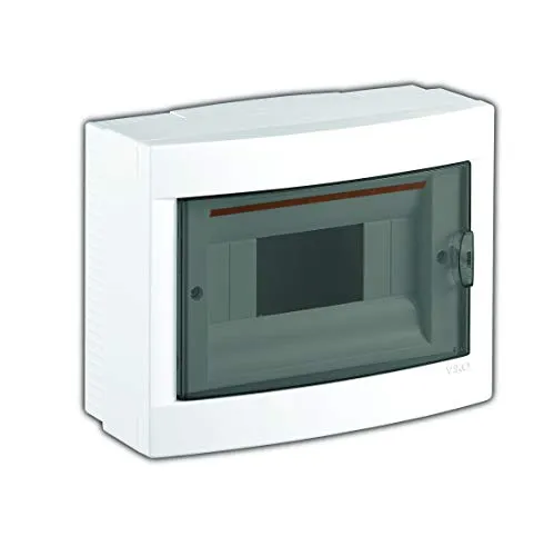 ViKO C125VK-90918108 Aufputz Verteilerschrank für 8 Module, Weiß