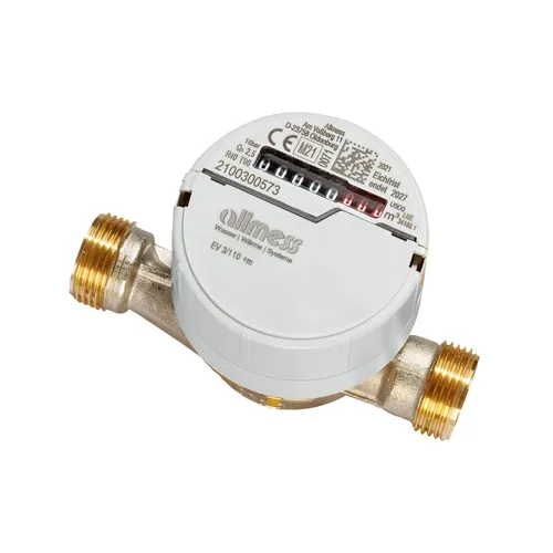 Allmess Wohnungswasserzähler Aufputz EV 5/130-V TU6 + m DN20 Q3=4,0