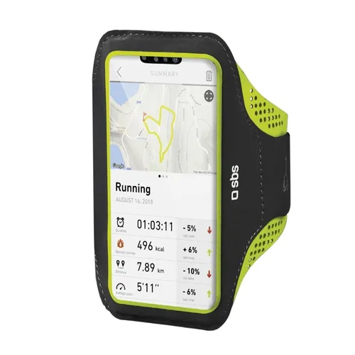 SBS XXXL-Laufarmband für Smartphones bis zu 6,7 Zoll - Praktische Handyhalterung für Sport und Freizeit, sicherer Halt und bequemer Zugriff auf Ihr Smartphone während des Trainings.