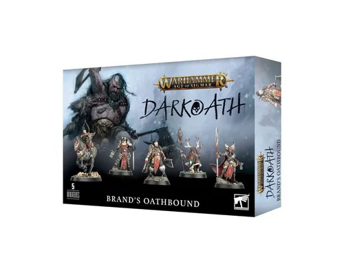 Warhammer Age of Sigmar - Darkoath Brands Oathbound Miniaturen Set - WFB Miniaturen mit 33 detailreichen Kunststoffteilen, ideal zum Zusammenbauen und Bemalen für Sammler und Hobbyisten.