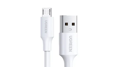 Kabel Ugreen US289 60141 micro USB / USB-A 1m - biały