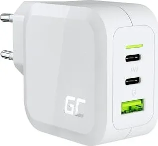 Green Cell GC PowerGaN 65W - Handy-Ladegerät mit kompakter GaN-Technologie für schnelles Laden, ideal für Reisen und sorgt dafür, dass deine Geräte schnell einsatzbereit sind.