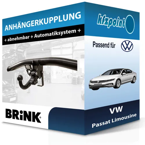 Produktbild BRINK Abnehmbare Anhängekupplung für VW Passat Variant 2014-2024
