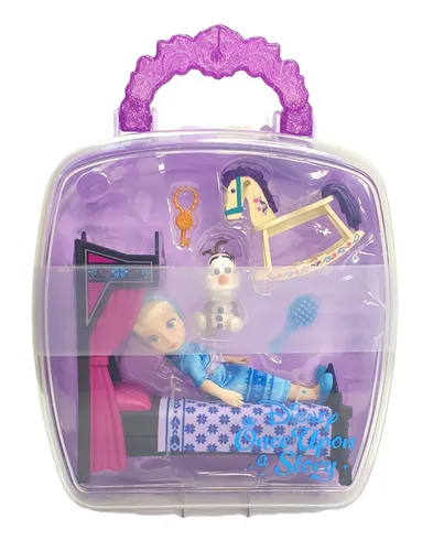 Disney Die Eiskönigin Völlig unverfroren Elsa Minipuppen Spielset Tasche NEU