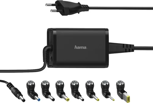 hama Notebook-Netzteil 45W - Ersatz- oder Zweitnetzteil, sicher und weltweit einsetzbar für Acer, Dell, HP und mehr