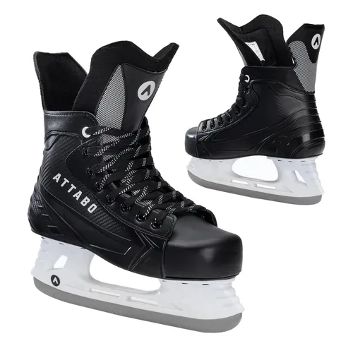 Attabo Herren-Eishockeyschlittschuhe, schwarz, HS 42