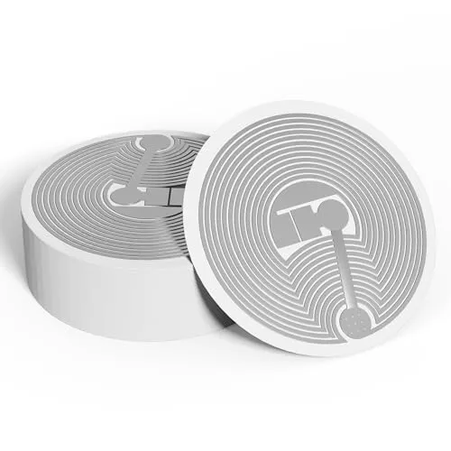 Stück NFC Tags Sticker,nfc-tag, NFC 215 Tags klebrig Programmierbarer NTAG215 kleiner Aufkleber 25mm, 504 Bytes Speicher für Android iPhone und alle NFC aktivierten Geräte 30
