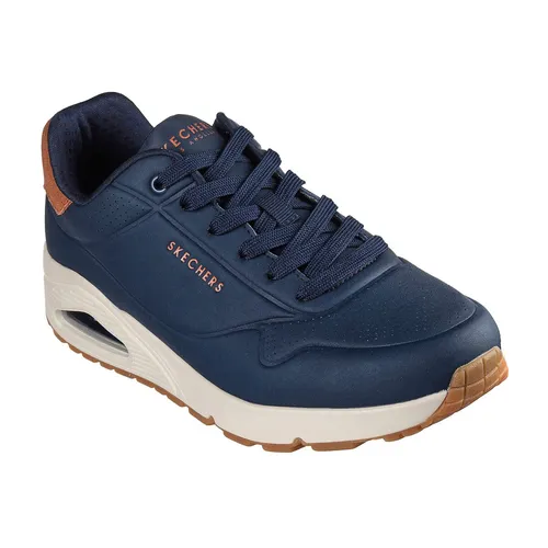 Skechers Herren Sneakers Marineblau 42 EU - Herren-Sneaker aus hochwertigem Material, bequem und ideal für den Alltag.