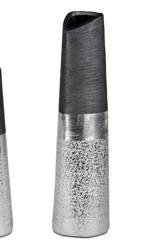 formano Dekovase Luxor, Farbe: Silber, Motiv: Relief in silber von formano