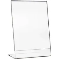 Produktbild HMF 46934 Acryl Tischaufsteller Schräg DIN A4 Hochformat Glasklar