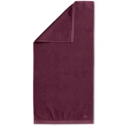 Vossen Handtuch High Line 50 x 100 cm Baumwolle Berry in lila von Vossen