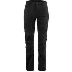 Fjällräven Abisko Hybrid Trail Trousers Women Regular Black (42) - Wanderhosen mit optimaler Passform für höchsten Tragekomfort, ohne PFAS-Einsatz. Die Hose bietet hervorragende Belüftung und Bewegungsfreiheit dank G-1000 Lite Stretch.