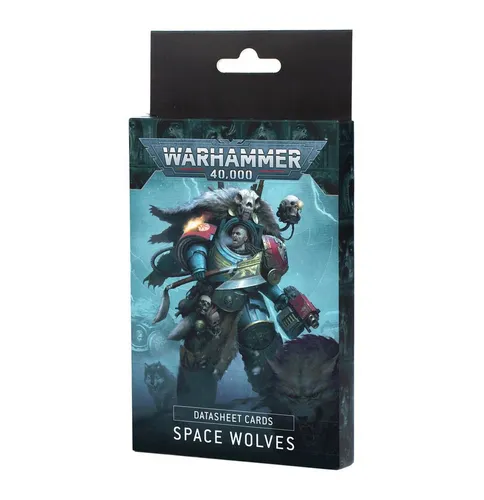 Games Workshop - Warhammer 40.000 - Datenblatt Cards: Space Wolves (10th Edition - 2025) - 25 praktische Datenblattkarten für Space Wolves in Warhammer 40.000. Immer die neuesten Regeln und Fähigkeiten zur Hand. Ideal für Combat Patrol Spiele - für strategische Vorteile im Spiel.