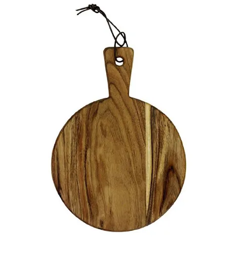 Chic Antique Schneidebrett aus Akazienholz Ø24cm - Hochwertiges Schneidebrett aus Akazienholz, ideal zum Servieren und Zubereiten. Robust und stilvoll, perfekt für jede Küche.