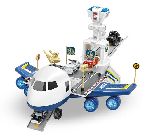 Flugzeug mit Polizei-Kommandozentrale