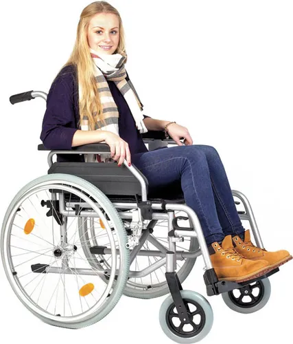 Servomobil Rollstuhl Alu light, höhenverstellbar und faltbar