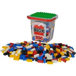 Simba Blox Eimer mit 300 Bausteinen - Baukästen & Bausteine: 300 bunte 8er Steine für grenzenlose Kreativität, kompatibel mit anderen Systemen und schnell verstaut im praktischen Eimer.