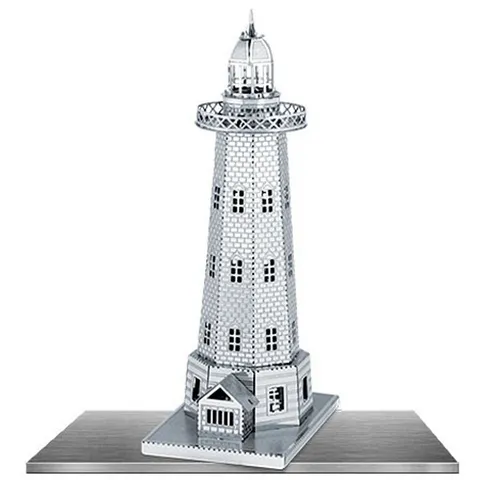 Invento Puzzle Metal Earth, Leuchtturm - 3D Metall Puzzle, Puzzleteile