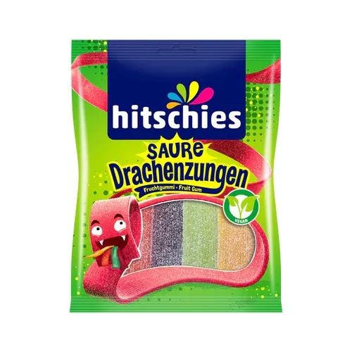 Hitschler Saure Drachenzungen, Fruchtgummi 125g von Hitschies