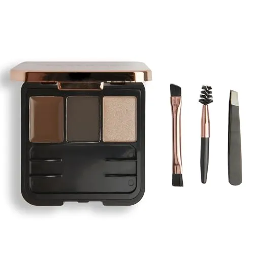Makeup Revolution, Brow Sculpt Kit, Dark, 2,2g von Makeup Revolution