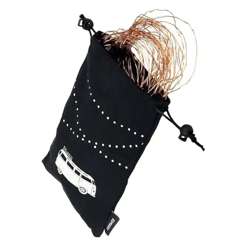 moses. Fernweh Solar-Lichterkette aussen, 15m Kupferdraht Lichterkette mit 150 warmweißen LEDs inkl. Solarpanel mit Akku und Erdspieß, Wetterfeste LED-Lichterkette mit Dämmerungsfunktion