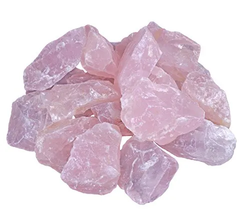 Rosenquarz Wassersteine | 100% naturbelassene Rohsteine | 1 Kg Lebensquelle Plus - Handverlesene Rosenquarz Rohsteine aus Brasilien, ideal zur individuellen Gestaltung oder für kreative Projekte. Inklusive Edelsteinkarte mit Informationen und Kurzanleitung zur Verwendung.