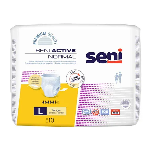 Seni Active Normal Pants L, 10 Stück